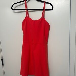 Alo vibrant red exercise dress